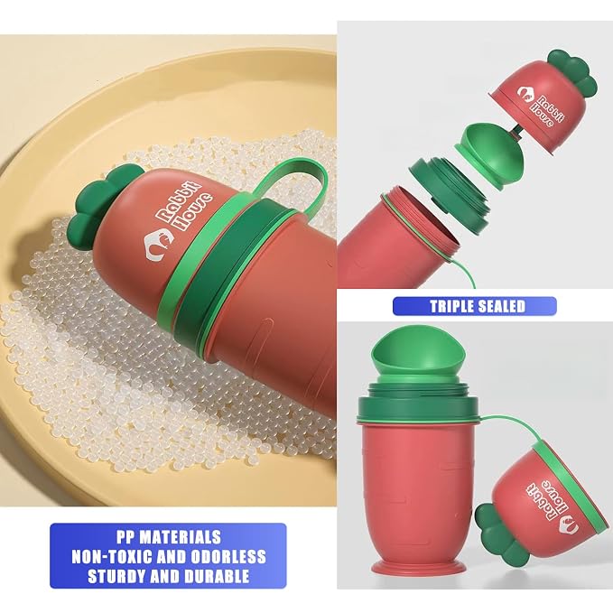 Cute Portable Urinal for Toddlers Boys and Girls, with Clean Brush, Emergency Toilet Pee Bottle Pee Cup for Toddler Car Travel, Camping, Outside, Toddler Urinals for Potty Training (Arthur Red)
