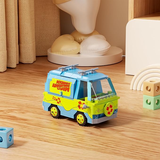Classic Children Adventure Movie Car Building Blocks Toys, Mysterious Toy Car Compatible with Lego, Toy Set for Movie Fans, Ideal Gift for Kids Boys and Girls 6 Years and Up
