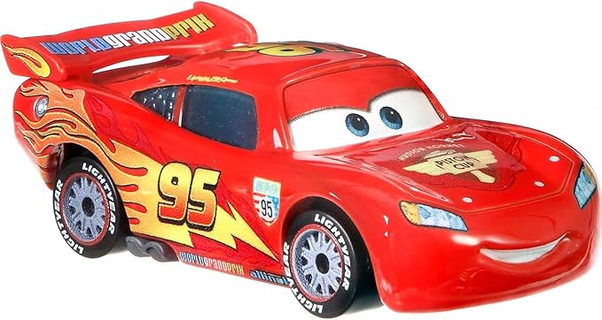 Disney Pixar Cars Lightning McQueen with Racing Wheels