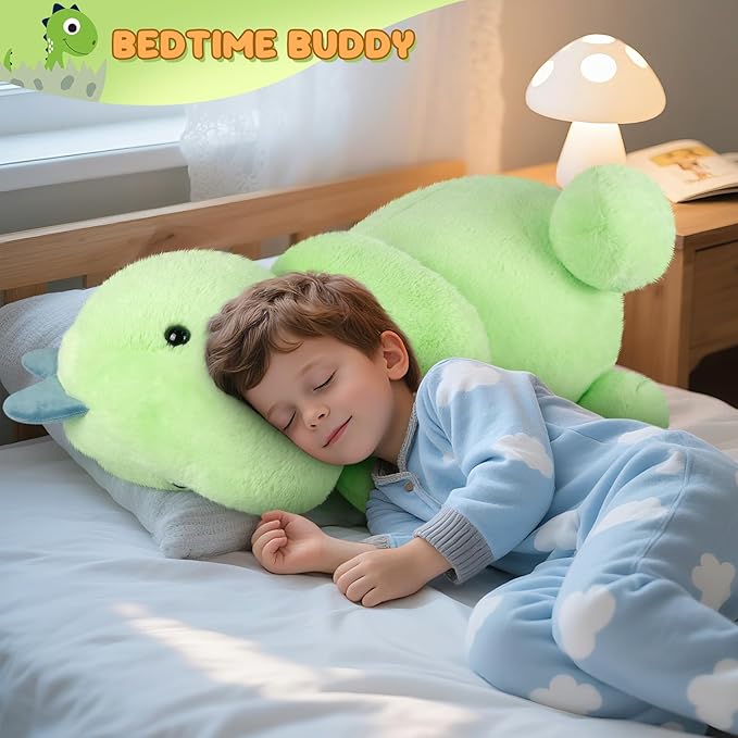 Giant T rex Plush Toys 30", Jumbo Soft Dinosaur Stuffed Animals, Giant Stuffed Animal Dinosaur Toys for Stress Relief & Sleep Aid, Huge Cuddly T rex Plushies Gift for Kids Adults