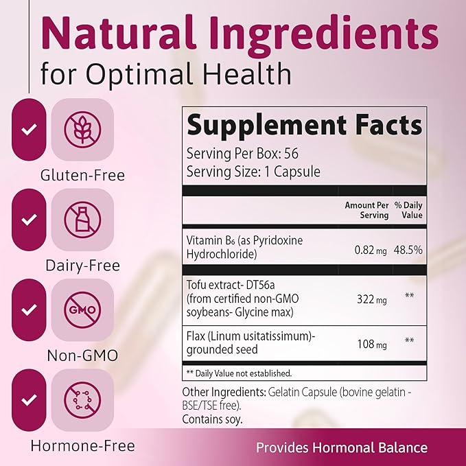 Femarelle® Recharge – Menopause Supplement for Women - Clinically Proven Menopause Relief - Hot Flashes, Night Sweats, Sleep & Libido Support Within 1st Month, Gluten-Free, GMO-Free & Hormone Free