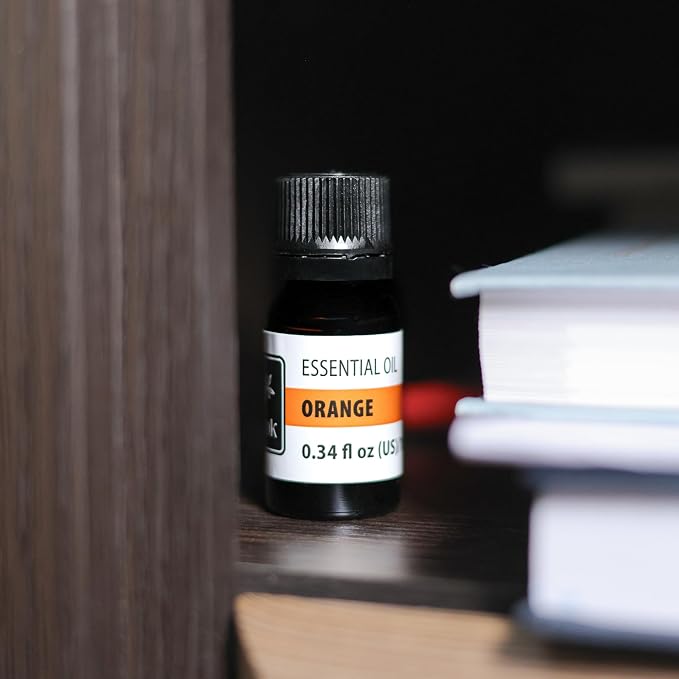Orange Essential Oil – Sweet Orange Aroma Oil for Diffusers, Aromatherapy & Home Fragrance – Bright Citrus Scent – 0.34 fl oz (10 ml)