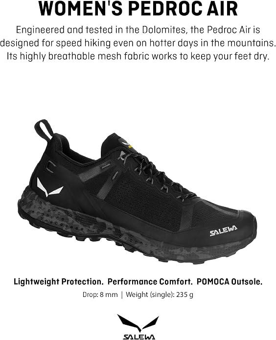 Salewa Women's Pedroc Air Hiking Shoes | Lightweight, Breathable Trekking & Trail Shoes