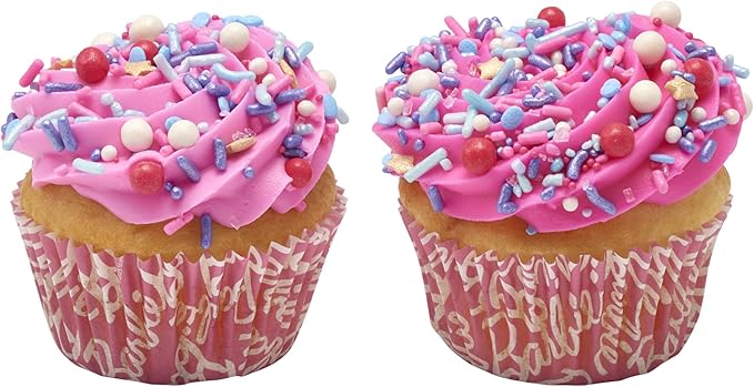 Barbie™ Baking Cups By DecoPac | Pink | 1.8" Cupcake Liners, Greaseproof Paper Cases for Muffins and Cupcakes, Pack of 48