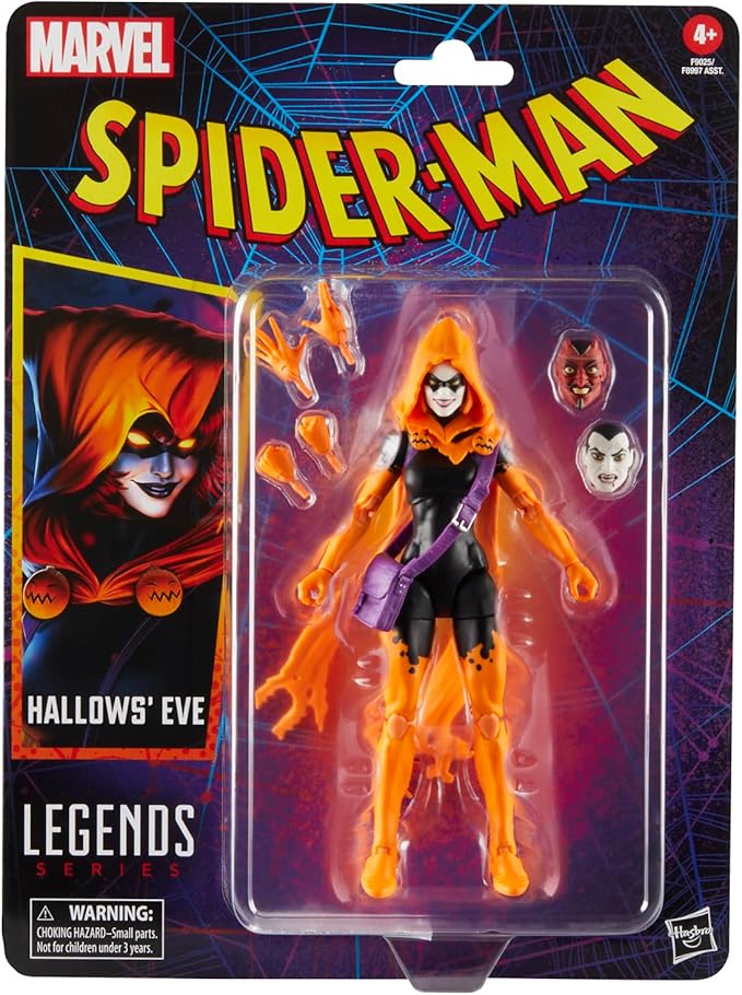 Marvel Legends Series Hallows' Eve, Spider-Man Comics Collectible 6-Inch Action Figure