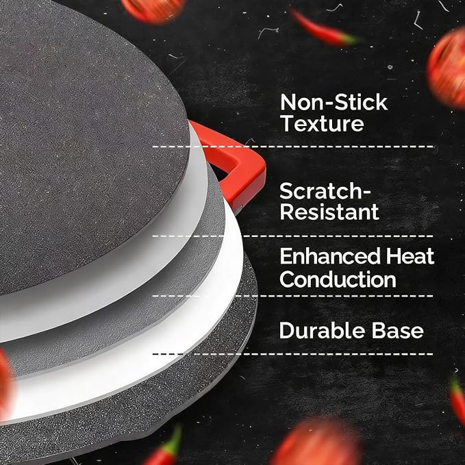 Indoor Smokeless Electric Griddle, 2026 Upgraded 1500w Portable Electric Korean BBQ Grill, Non-stick Round Grill Pan for BBQ, Tortillas, Steaks, Burgers, Pancakes (14.2in)