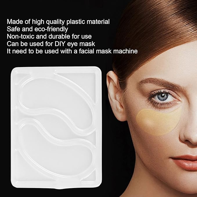 Eye Mask, 5Pcs Reusable Eye Mask Multifunctional Mask Patch Tray Plate Set Reusable Portable Eye Patches for Mask Machine