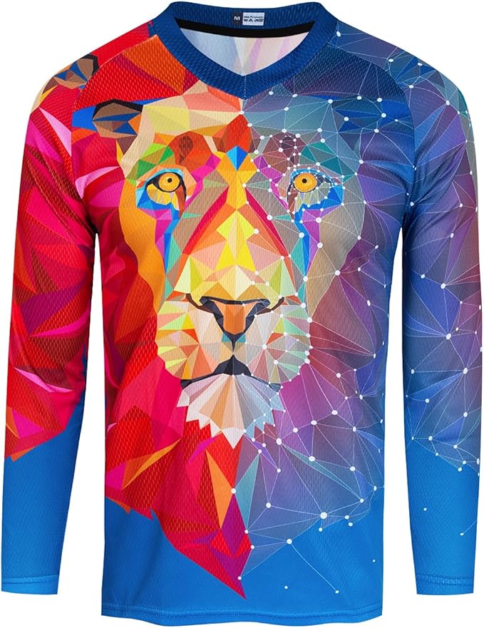 Weimostar Dirt Bike Jersey Youth Long Sleeve Off-Road Motocross Downhill Cycling t Shirt MTB Bicycle Biking Top for Boy Girl
