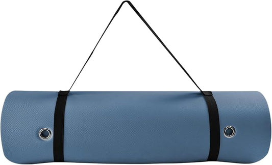 TONE Fitness Hanging Yoga Mat, Pilates Mat, Exercise Mat for Home Workouts with Carry Strap | V Pattern | Multiple Colors