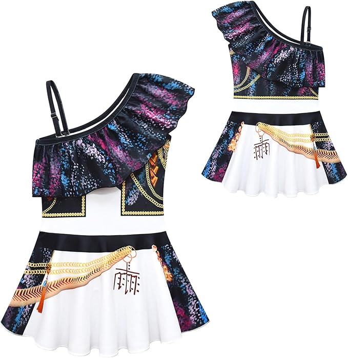 One Piece Swimsuit for Girls Demon Hunter Merch Costume Swimwear for Kids Bathing Suit