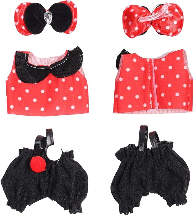 AICase for 17cm Doll Clothes/Outfit,Clothing Set for 17cm Doll,3 Piece Set Hat Clothing,Boys and Girls Stylish Adorable Clothes Accessories_09