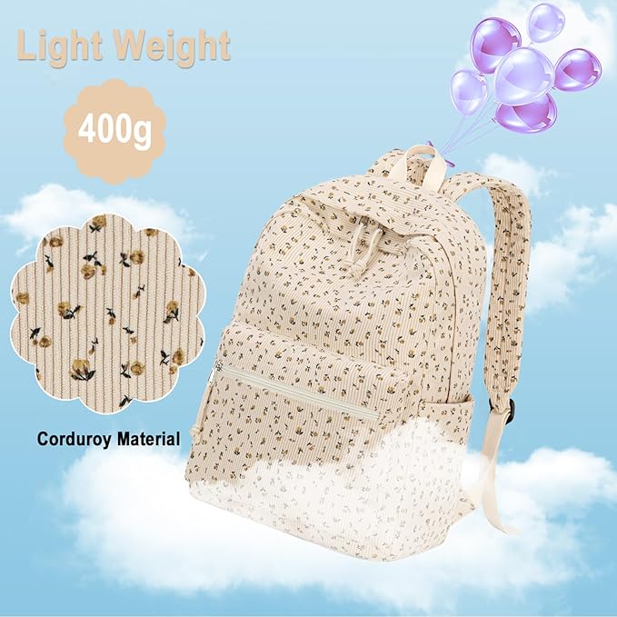 LOIDOU Backpack for School Teen Girls Boys Bookbag Casual Daypack Backpacks Lightweight for Middle School College Student