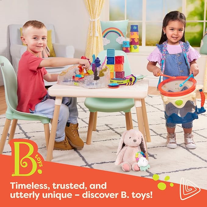 B. toys – Ring Toss Game – Indoor & Outdoor – Sling – a – Ring Toss – 12 Pieces – 5 Pegs & 5 Colorful Rings – for Toddlers, Kids – 3+ Years
