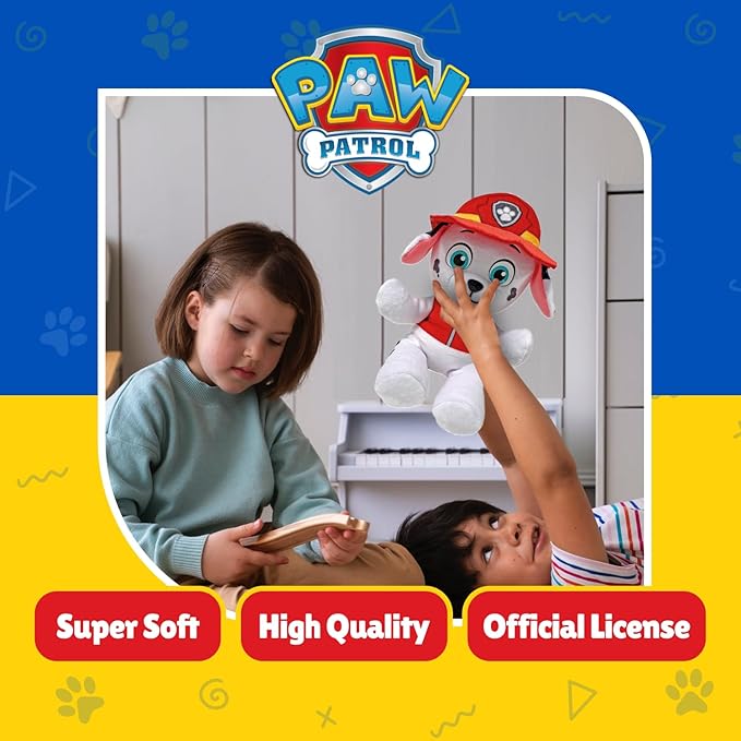 TY - Paw Patrol Collection, Marshall, All the Heroes of the Puppy Team in Floppy Version, Soft Plush to Collect, Gift Idea for Young and Old - 20 cm - T44018