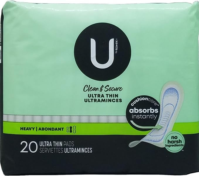 Kotex Kotex Security Ultra Thin Pads Long 20 Each, 3 Count