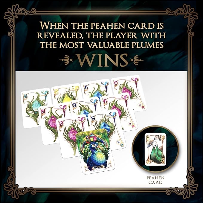 Calliope Games Enchanted Plumes - Strategy Card Game - Perfect for Family Game Night - 2-6 Players - from The Makers of Tsuro and Roll for It!