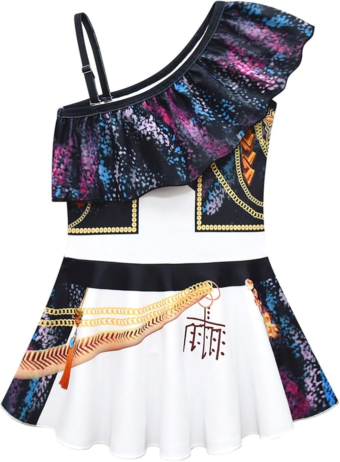 One Piece Swimsuit for Girls Demon Hunter Merch Costume Swimwear for Kids Bathing Suit