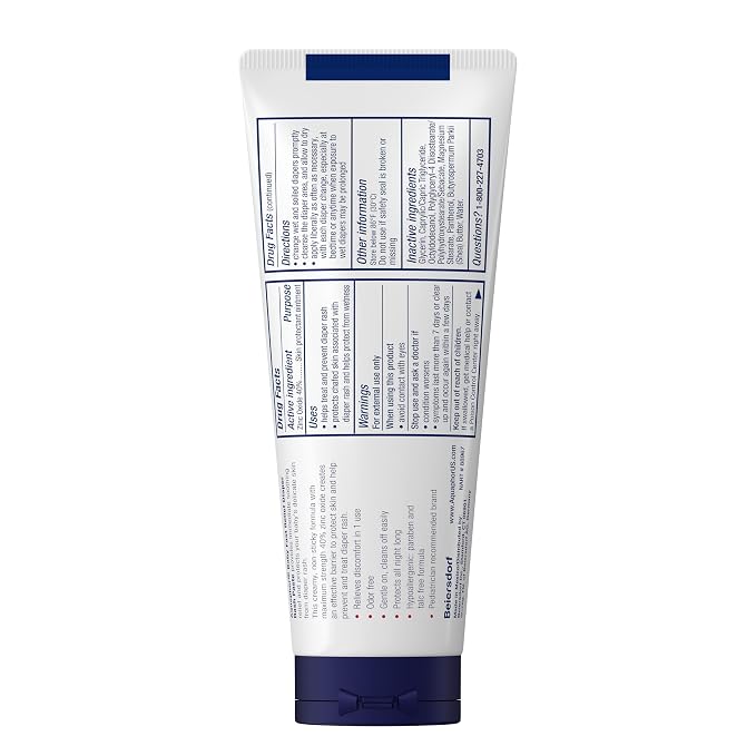 Aquaphor Baby Diaper Rash Paste - For Serious Diaper Rash and Flare-ups - 3.5 Oz. Tube