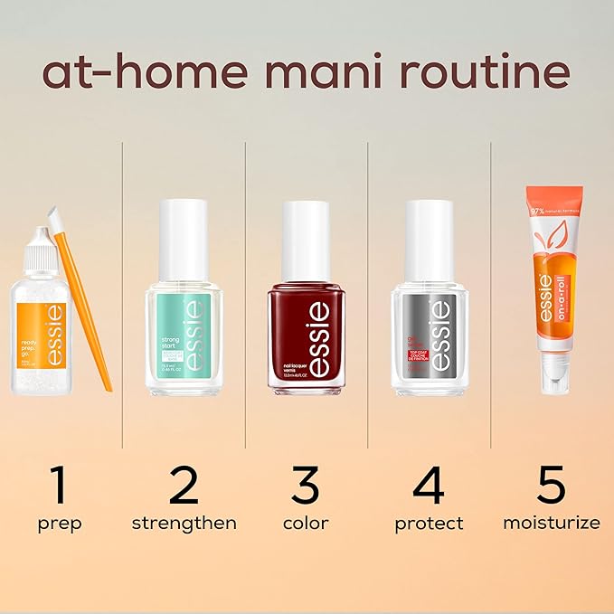 essie Nail Polish, Salon-Quality Brown Nail Polish, Boho Rodeo, Vegan, Sepia Retreat, 0.46 fl oz