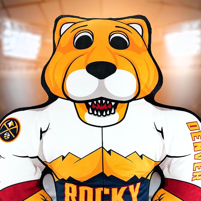 Bleacher Creatures Denver Nuggets Rocky 24" NBA Masoct Bleacher Buddy - Soft Plush Toy