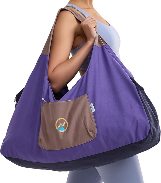 JoYnWell Yoga Bags and Carriers Fits All Your Stuff, Extra Large Yoga Mat Bag Full Zip Yoga Mat Bag with 3 Zipper pockets