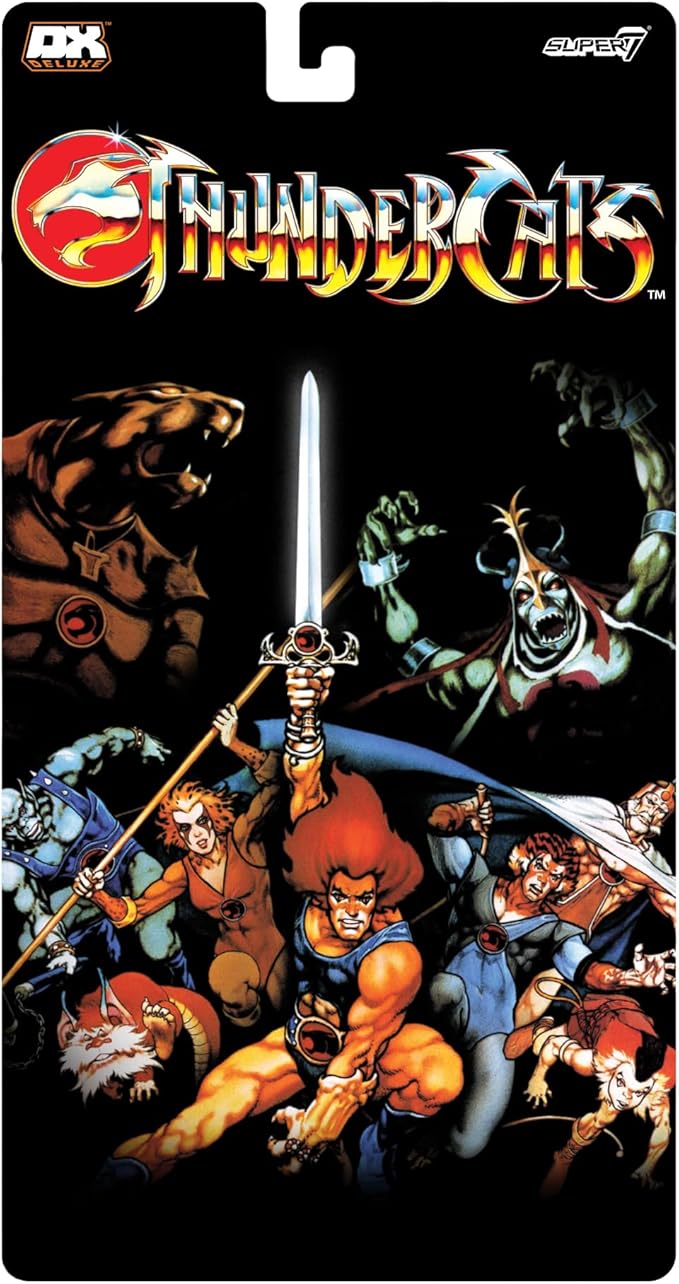 Super7 Deluxe Thundercats Tygra - 7" Thundercats Action Figure with Accessory Classic Cartoon Collectibles and Retro Toys