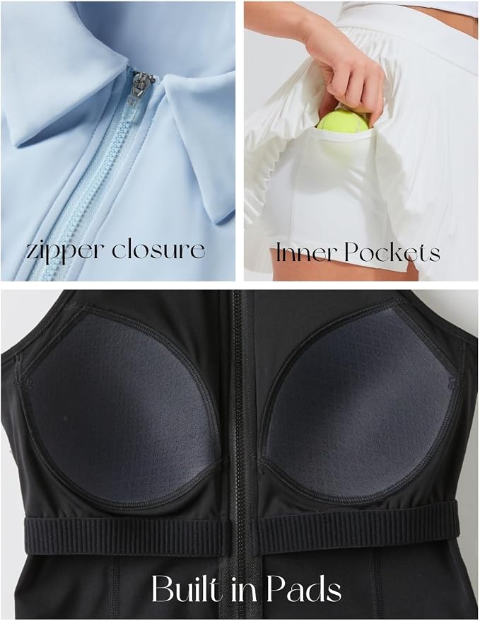 AFZ Pleated Tennis Outfits Woman Polo Athletic Dresses Golf Clothes Athleisure Sets with Shorts