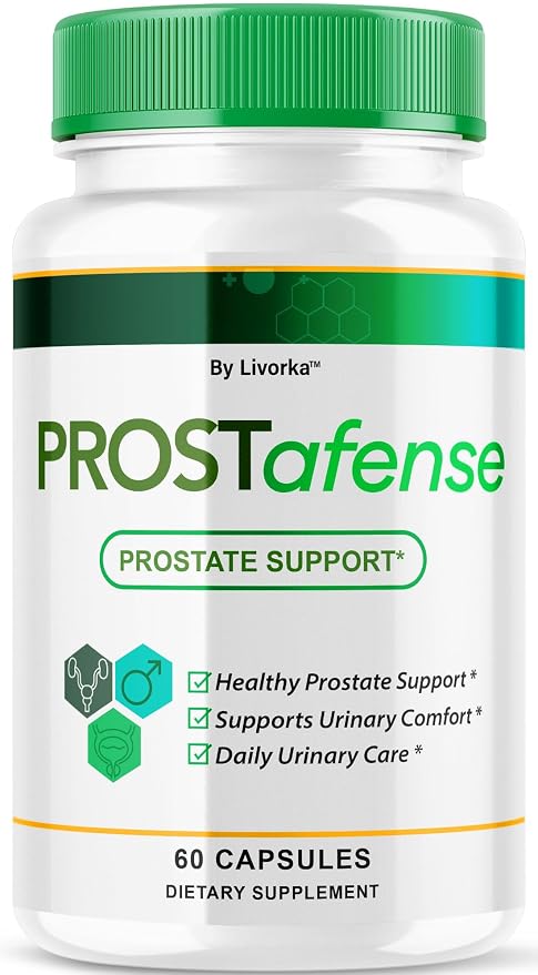 Prostafense Health Supplements for Men Capsules - Official Prostafense Pills All Natural Support, Prostafence Maximum Strength Premium Formula for Daily Wellness, 60 Capsules for 1 Month