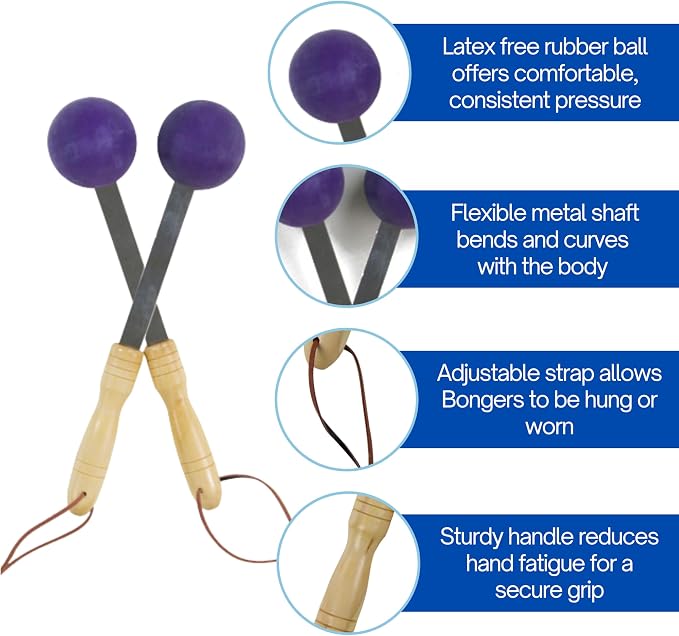 Bongers Handheld Deep Tissue & Trigger Point Massage Tool