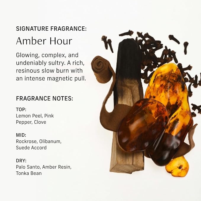 CYKLAR Perfume Oil for Skin – Amber Hour Scent – Rich & Spicy Perfume Fragrance with Palo Santo & Tonka Bean Notes – Travel-Friendly 15ml