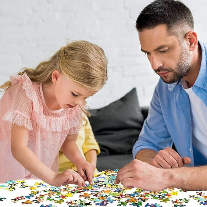 Puzzles for Kids Ages 4-8,8-10 and Adults, Dog Animal Shaped Jigsaw Puzzles for Wall Home Decor