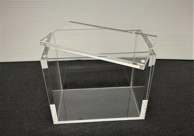 Acrylic Clear Magnetic Display Case 6MM Thick Magnetic Closure Made for Pokemon TCG Booster Boxes