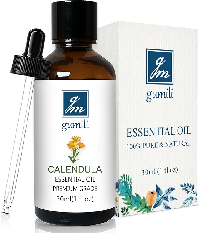 GM Gumili Calendula Essential Oil 1 Oz, Home Fragrance Oil for Perfume, Soaps, Candle Making, Dryer Balls, Diffusers