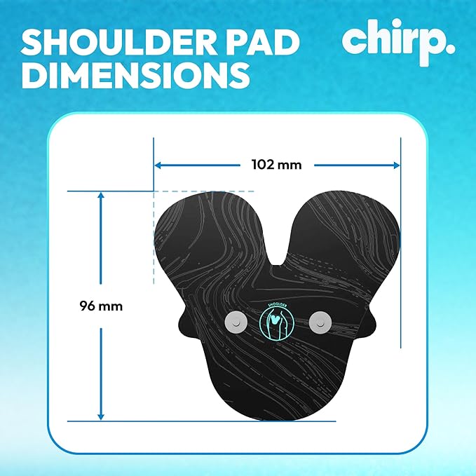 Chirp Halo Pads – Targeted Pain Relief, Deep Tissue Support, Muscle Recovery for Back, Shoulders, HIPS, & More