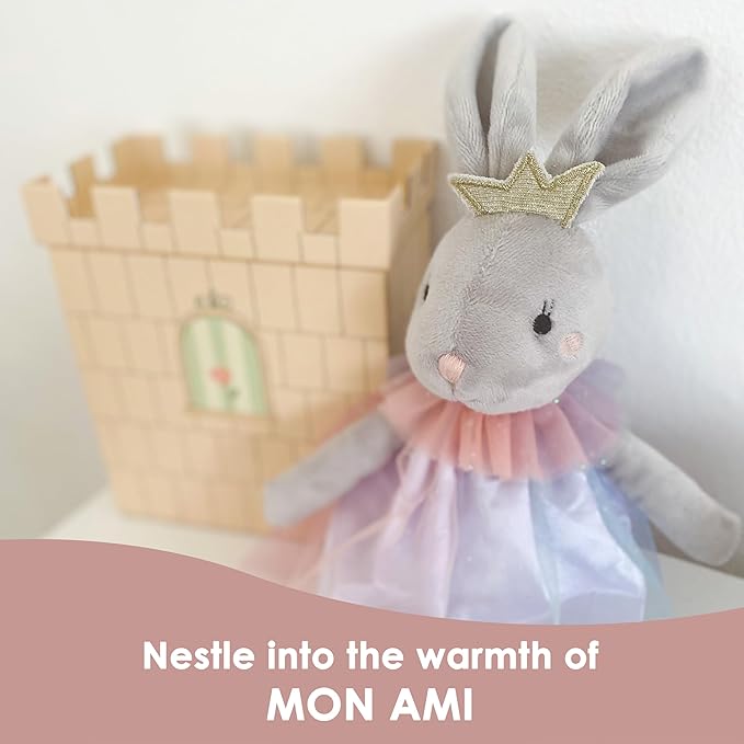 MON AMI Skyla The Bunny Stuffed Doll - 12", Soft & Cuddly Plush Animal Doll, Use as Toy or Room Décor, Easter for Kids of All Ages