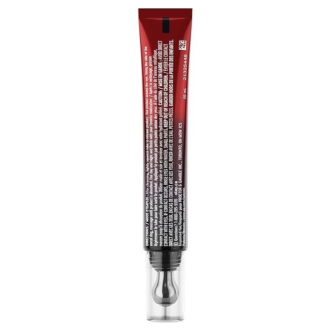 Olay Regenerist Under Eye Cream Roller, Eye Wrinkle Cream, Crows Feet & Bags Treatment, Anti-Wrinkle, Anti-Aging Serum, Fragrance-Free, Hexa-Repair Peptide & Bakuchiol, 0.7oz