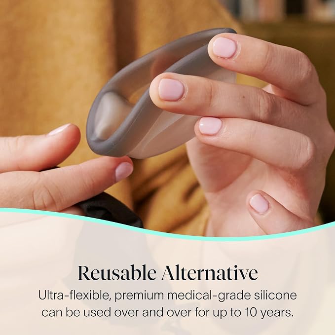 Cora Menstrual Disc | Reusable Period Disc | Wear Up to 12-Hours | Sustainable Alternative to Tampons/Pads | for Light/Heavy Flows | Leak Proof | Medical Grade Silicone | Eco-Friendly Feminine Hygiene