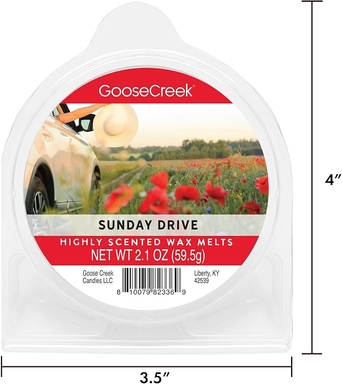 GC Scent Wax Melt, 2.1oz (3pack) (Sunday Drive)