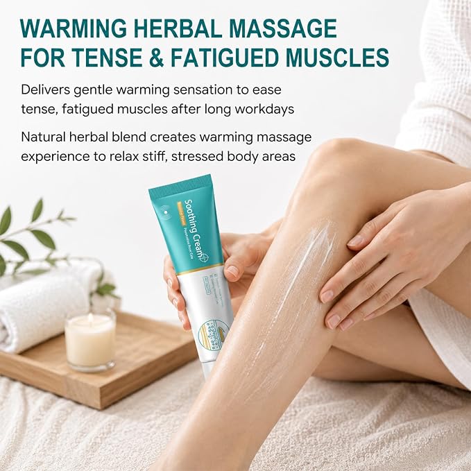 2PCS Herbal Vein Care Cream for Legs & Shoulders, Botanical Massage Cream,Fast-Absorbing Moisturizing Formula for Daily Skin Care