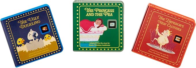 Little Tikes Story Dream Machine 3 Fairy Tale Story Collections, Ugly Duckling and More, Bonus Character. Projects Storytime for Kids, Audio Play, Fun Toy, Ages 3+ Years