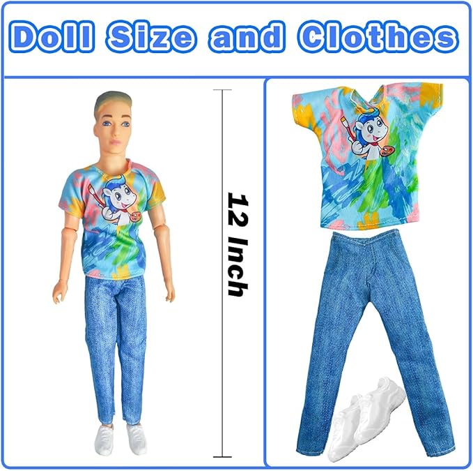 Interactive Family Toy Fun Action Figures Set, Imaginative Family Doll Play