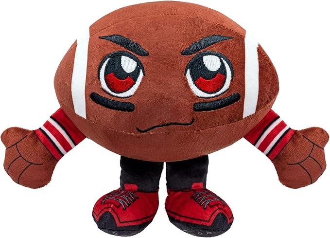 Bleacher Creatures Georgia Bulldogs 8" NCAA Kuricha Football Sitting Plush - Soft Chibi Inspired Plush