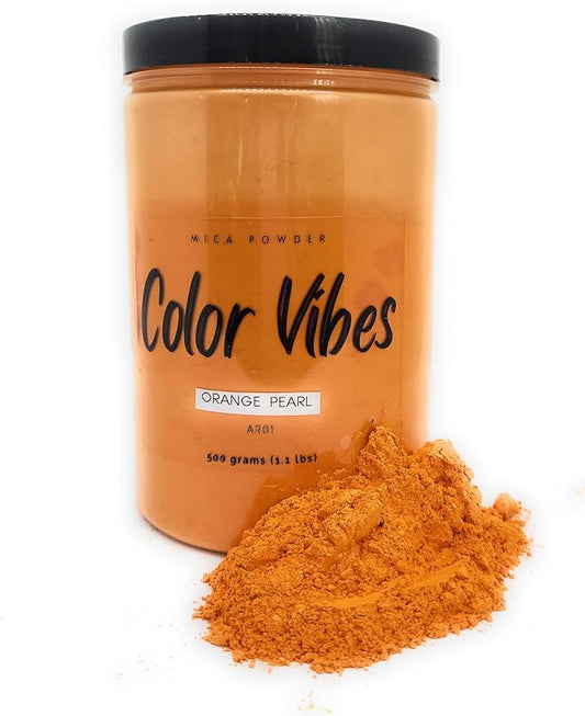 500 Grams (1.1 lbs) Best Bulk Price - Pearl Mica Powder Pigment Dye for Arts & Crafts, Making Bath Bomb Soap Candle Slime Jewelry Resin