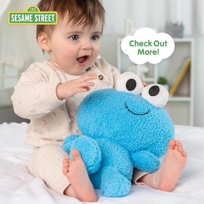 Kids Preferred Sesame Street Jack in the Box - Elmo Plush Toy for Toddlers 1-3, Developmental Toy