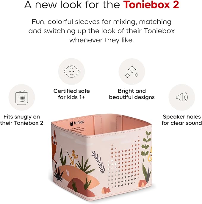 Tonies Sleeve - Decorative Wrap for Toniebox 2 - Disney Lion King
