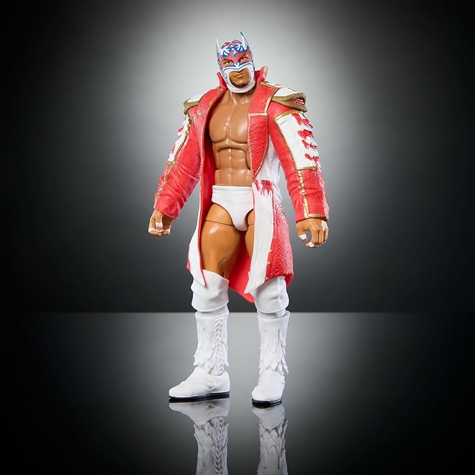 Mattel WWE Elite Action Figure & Accessories, Series #113 6-inch Collectible Dragon Lee with 25 Articulation Points & Swappable Hands