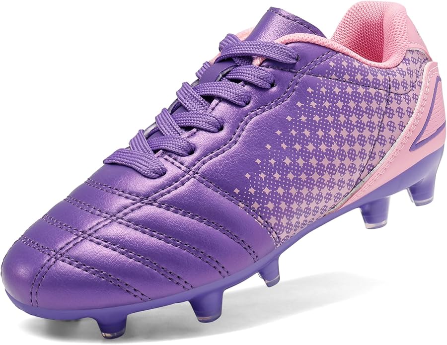 DREAM PAIRS Boys Girls Outdoor Sport Football Shoes Soccer Cleats for Little/Big Kid
