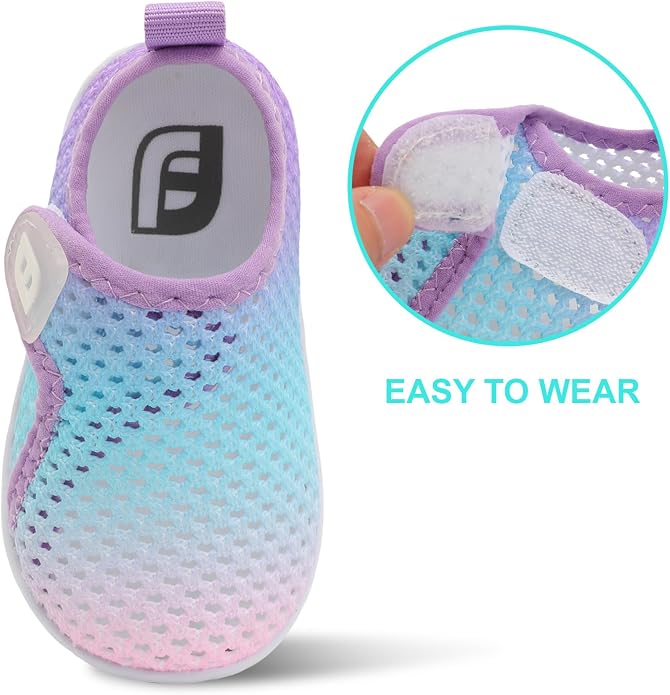 JOINFREE Baby Toddler Water Shoes Boys Girls Sandals Barefoot Kids Breathable Sneakers Shoes for Walking Running