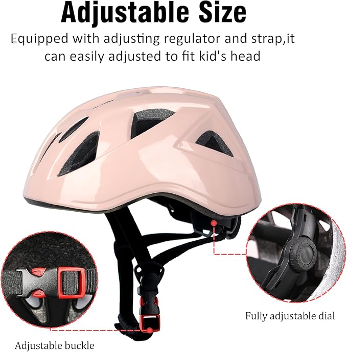 Kids Bike Helmet,2 Sizes Adjustable for Youth Child Boys & Girls Ages 3-5-8-14,Ventilation and Multi-Sport for Bicycle Skate