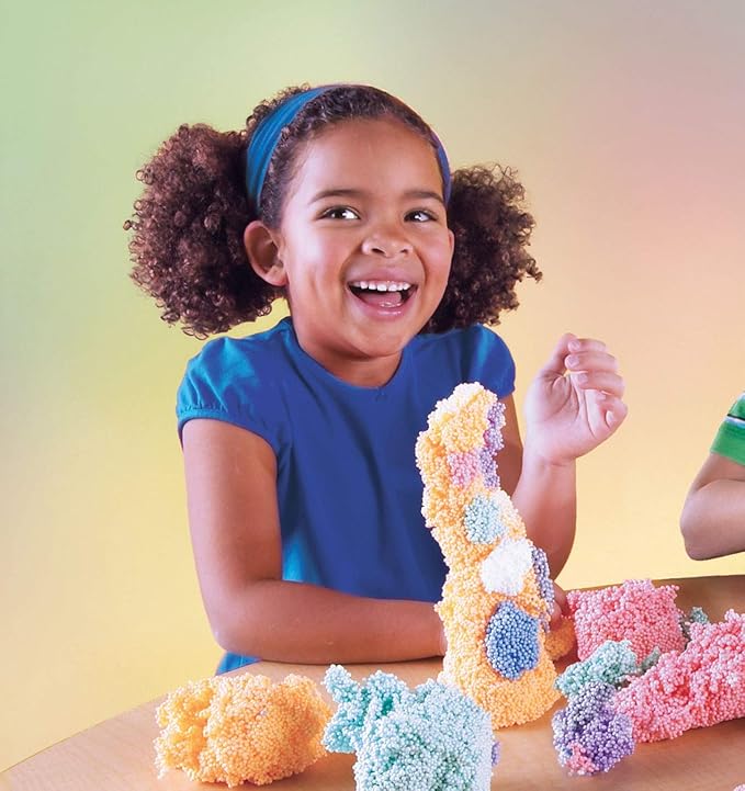 Educational Insights Playfoam 8-Pack: Classic & Sparkle - Sensory Toys & Squishy Fidget Toys for Kids, Squishy Foam Blocks, Non Sticky Dough, Sensory Bin Filler & Classroom Tools, Gifts for Ages 3+